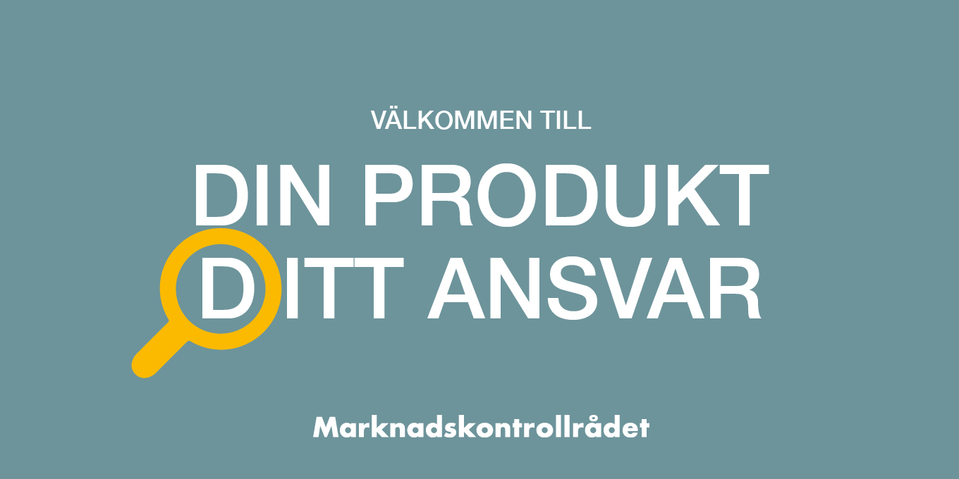 Bilden föreställer logotypen till Din produkt, ditt ansvar