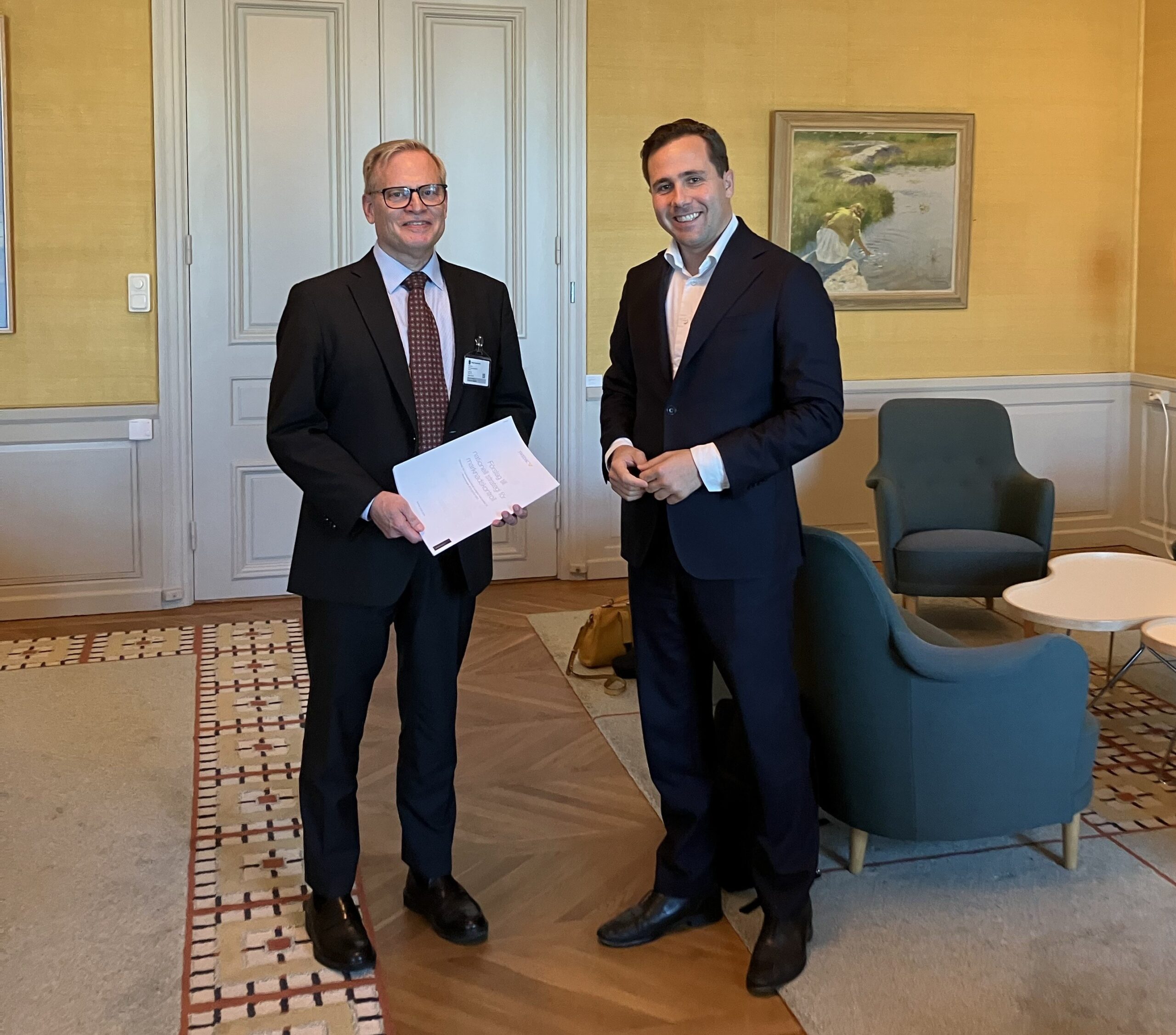 Ulf Hammarström och Benjamin Dousa